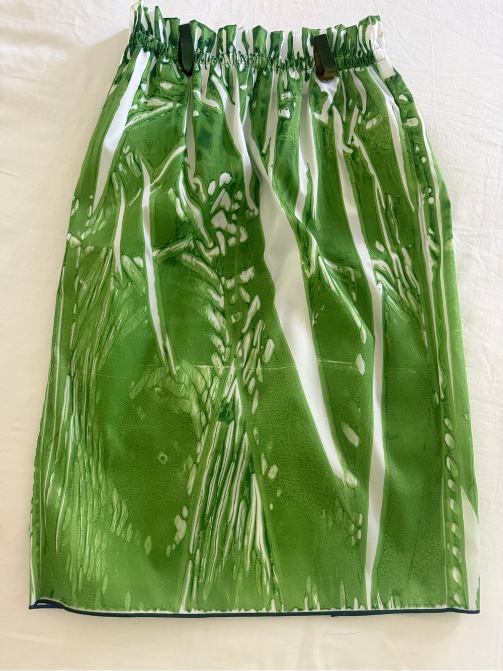 Unique and rare ROHKA Placcato taffeta skirt